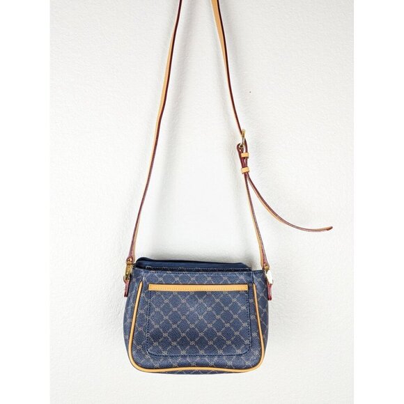 RIONI SIGNATURE Navy blue small POCKET PURSE CROSSBODY BAG - Picture 10 of 16